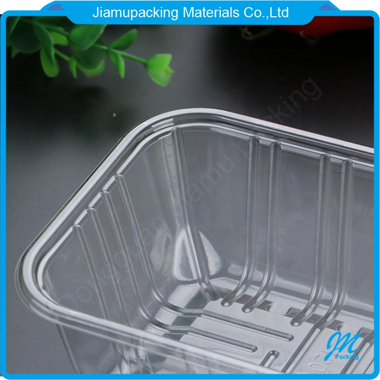 Clear Supermarket Display Plastic Fruit and Vegetable Disposable Takeaway Plastic Food Packaging Container 1 buyer