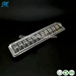 12 Holes Long Plastic Macaron Container Clear Macaron Plastic Packaging Container