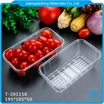 Clear Supermarket Display Plastic Fruit and Vegetable Disposable Takeaway Plastic Food Packaging Container 1 buyer