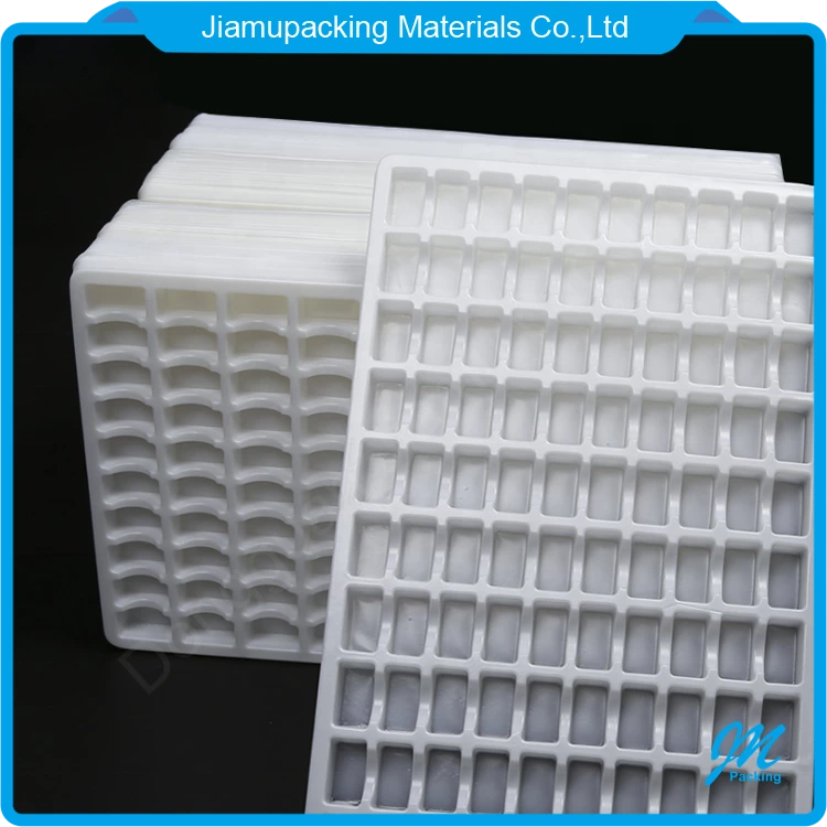 Wholesale disposable custom pvc pet ps plastic blister box packaging tray