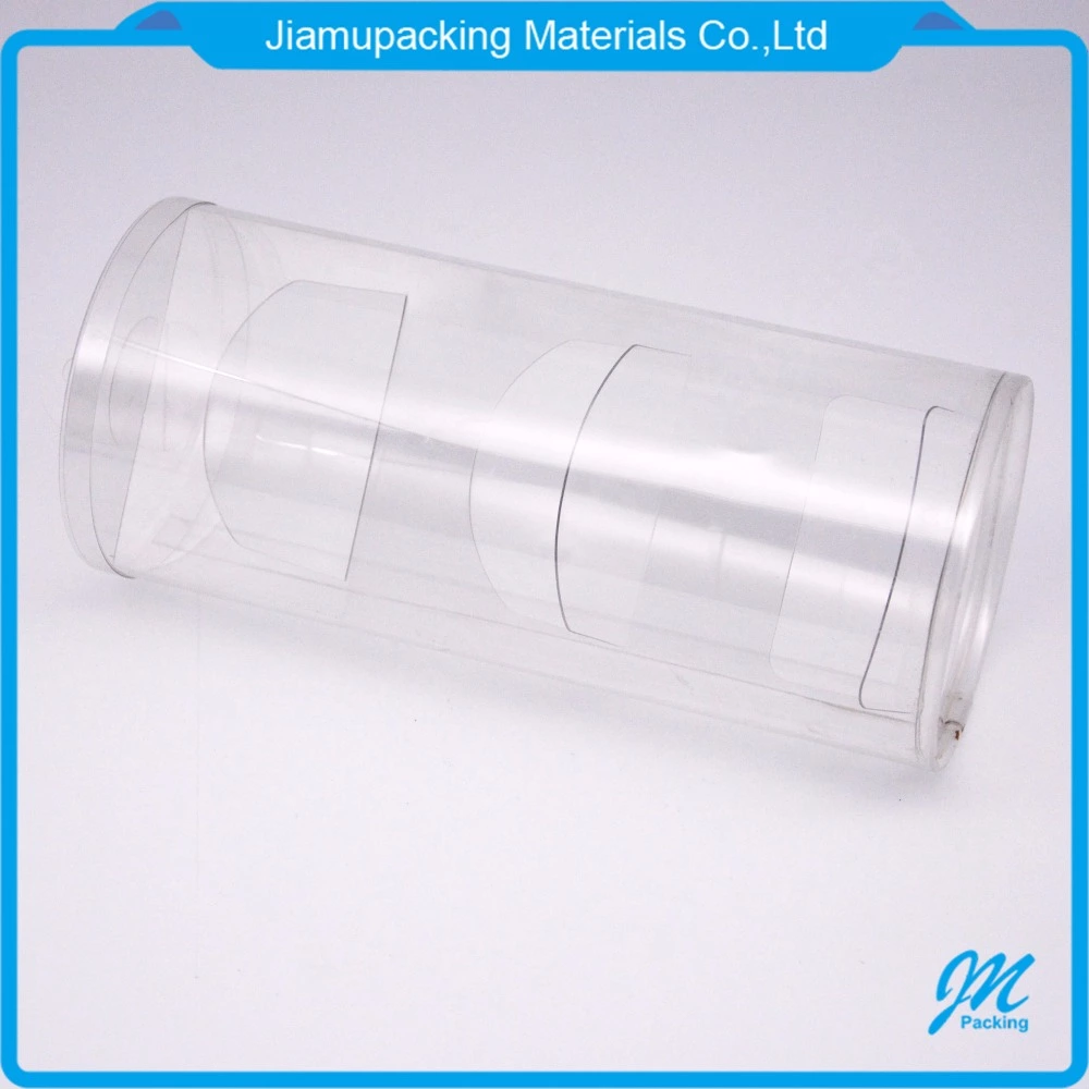 3 compartment round transparent Plastic tool case storage box