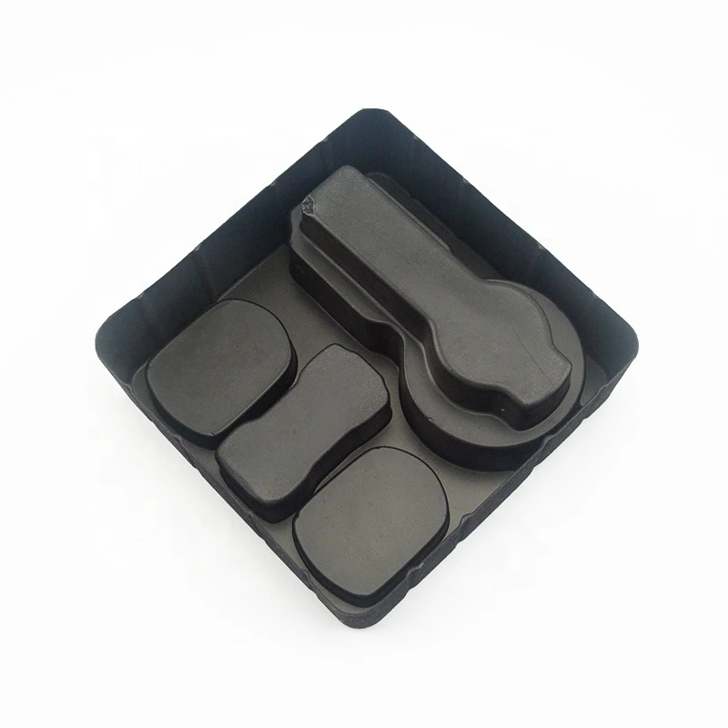 Custom Design Cosmetic Blister PS Flocking Tray