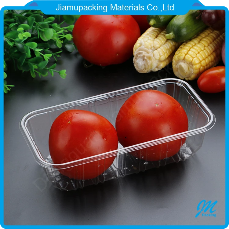 Clear Supermarket Display Plastic Fruit and Vegetable Disposable Takeaway Plastic Food Packaging Container 1 buyer