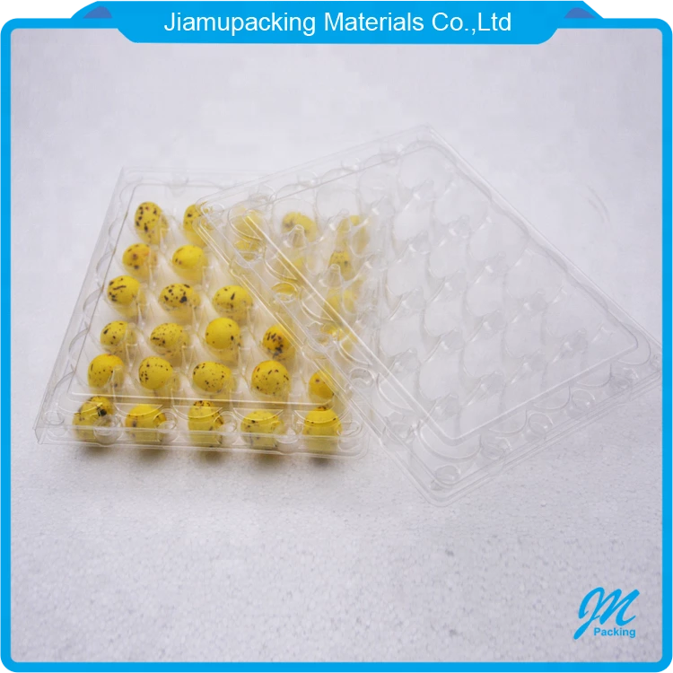 Customized plastic quail egg packaging cartons for sale