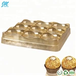 Golden Plastic Chocolate Blister Insert Tray