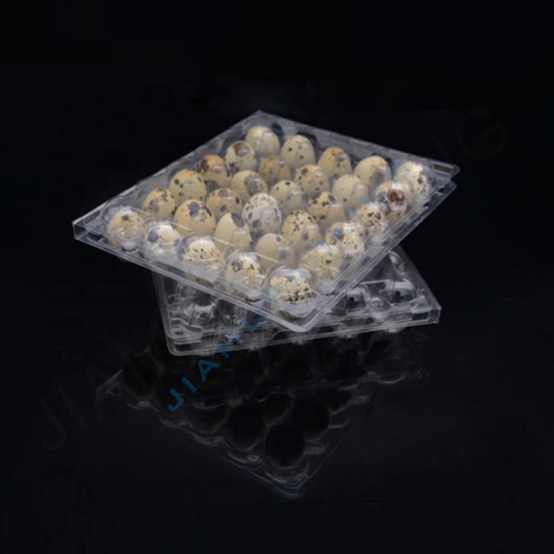 Cheap Factory Price Quail Eggs Tray for Supermarket Blister Food Plastic Accept Jiamu Packing Customized Shape Disposable CNGUA