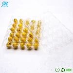 High Quality Clear Plastic Quail Egg Tray Packaging Carton Box with 30 Holes