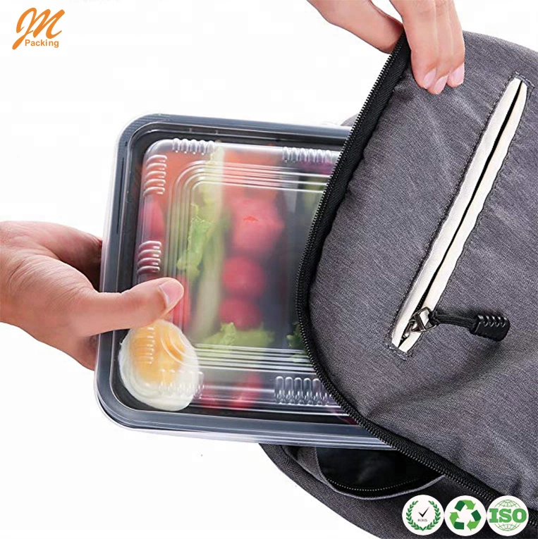 Disposable Plastic Microwave Food Container Compartment Lunch Box 1 buyer