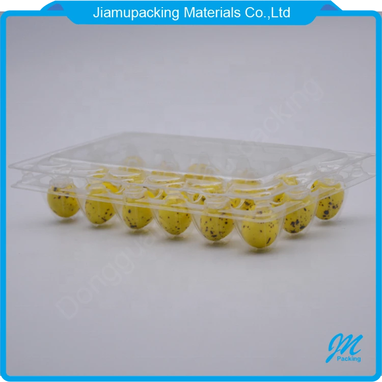 Plastic quail egg cartons quail egg tray with 18 holes