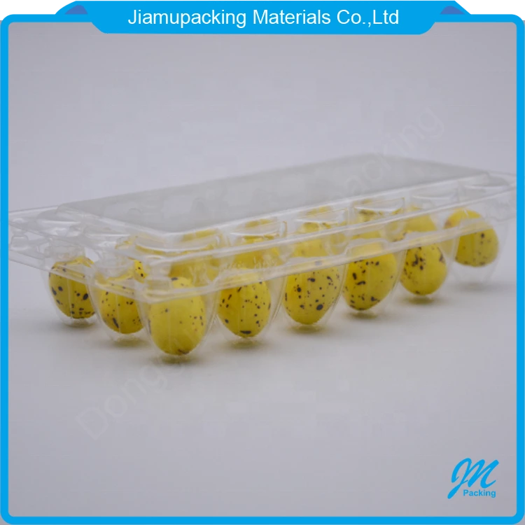 Plastic quail egg cartons quail egg tray with 18 holes