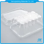 Wholesale clear plastic fruit clamshell punnet box packaging container