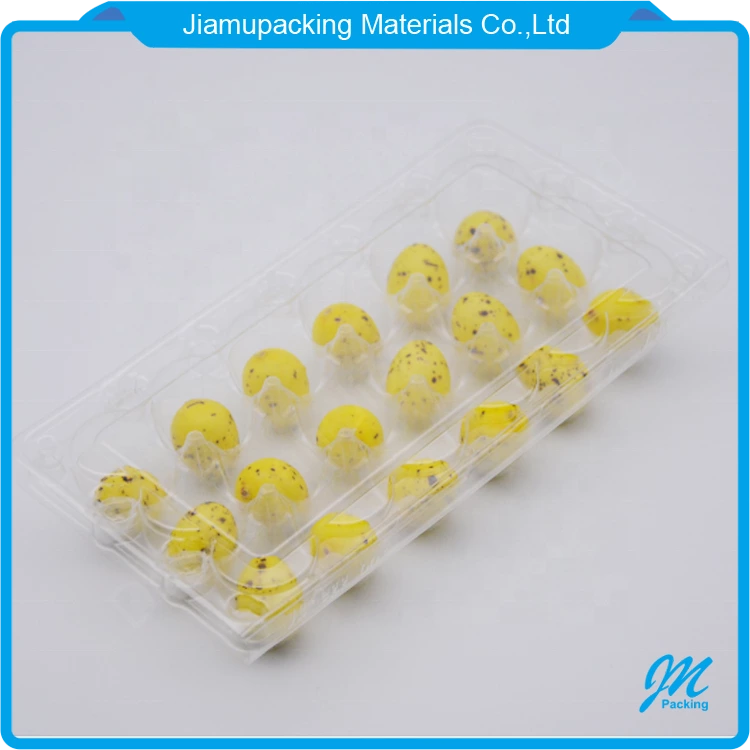 Plastic quail egg cartons quail egg tray with 18 holes