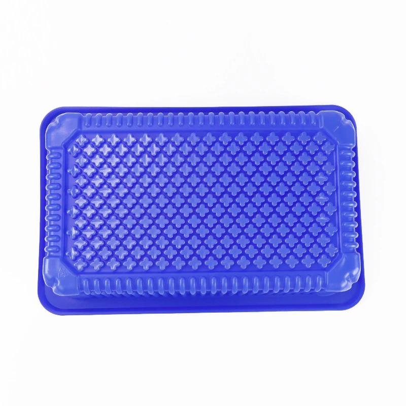 Wholesale vacuum thermoformed PP food tray for meat packing container , plastic disposable PP trays packaging for food