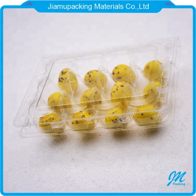 Wholesale plastic quail egg tray egg packaging cartons for 12 holes