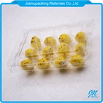 Wholesale plastic quail egg tray egg packaging cartons for 12 holes