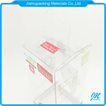 Clear folding box for bottle gift box