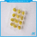 Wholesale plastic quail egg tray egg packaging cartons for 12 holes