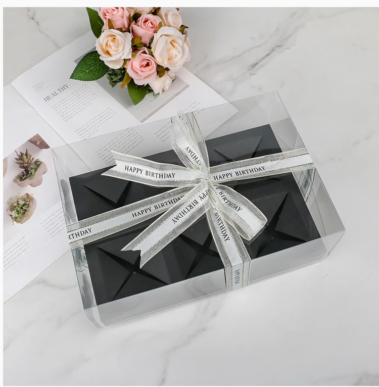 Transparent Cupcake Box Custom Baking Packaging Box Cup Cake Box