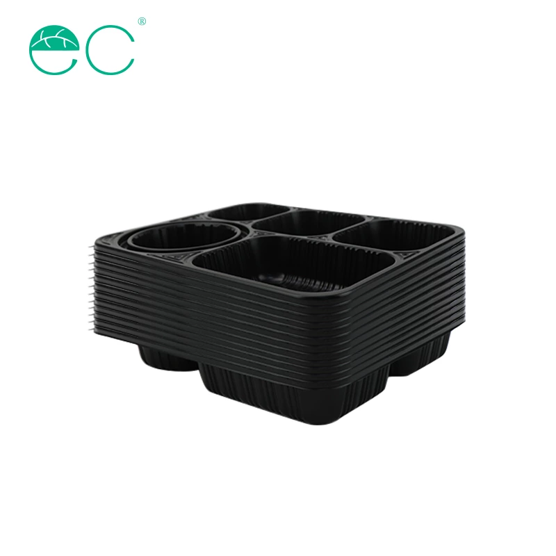 Plastic Disposable 5 compartment Meal tray