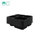 Plastic Disposable 5 compartment Meal tray