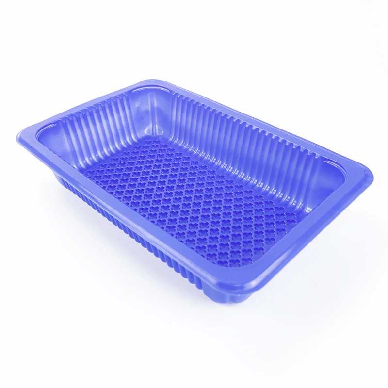 Wholesale vacuum thermoformed PP food tray for meat packing container , plastic disposable PP trays packaging for food