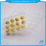 Wholesale plastic quail egg tray egg packaging cartons for 12 holes