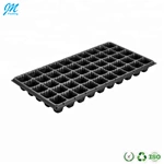 Wholesale 128 Cells Black Plastic Hydroponic Seed Tray