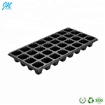 Wholesale 128 Cells Black Plastic Hydroponic Seed Tray