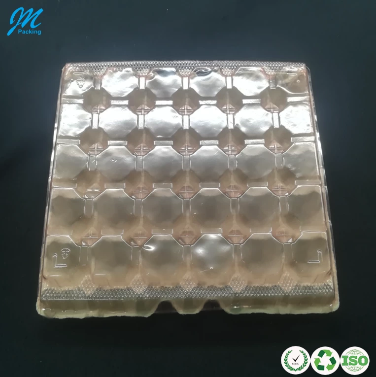 PET/ PVC/PP Plastic Pulp Egg Cartons Cover Blister Tray