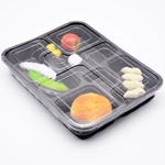 Disposable recycled microwavable take-away food packaging