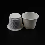 Biodegradable White Disposable Corn Starch Cup Eco Friendly