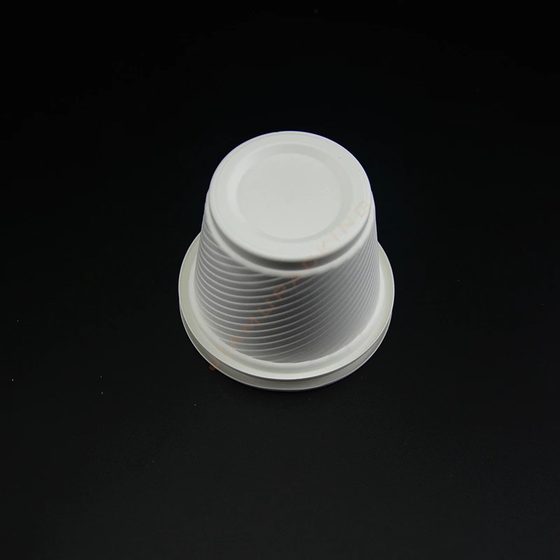 Biodegradable White Disposable Corn Starch Cup Eco Friendly