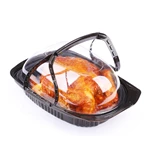 Rotisserie Chicken Container with handle /Clear High Dome Lid