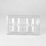 4-Pack Clamshell Macaron Containers