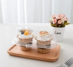 Stackable Single Compartment Cupcake Container