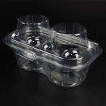 Stackable Single Compartment Cupcake Container