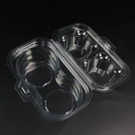 Stackable Single Compartment Cupcake Container