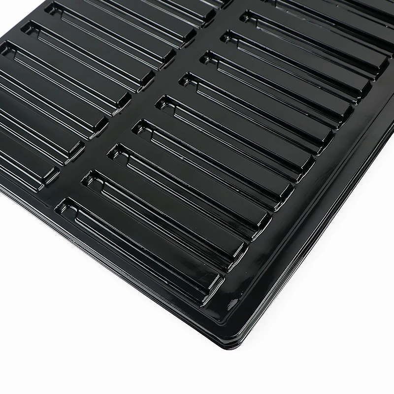 Custom Black Pet tray for hardware packing