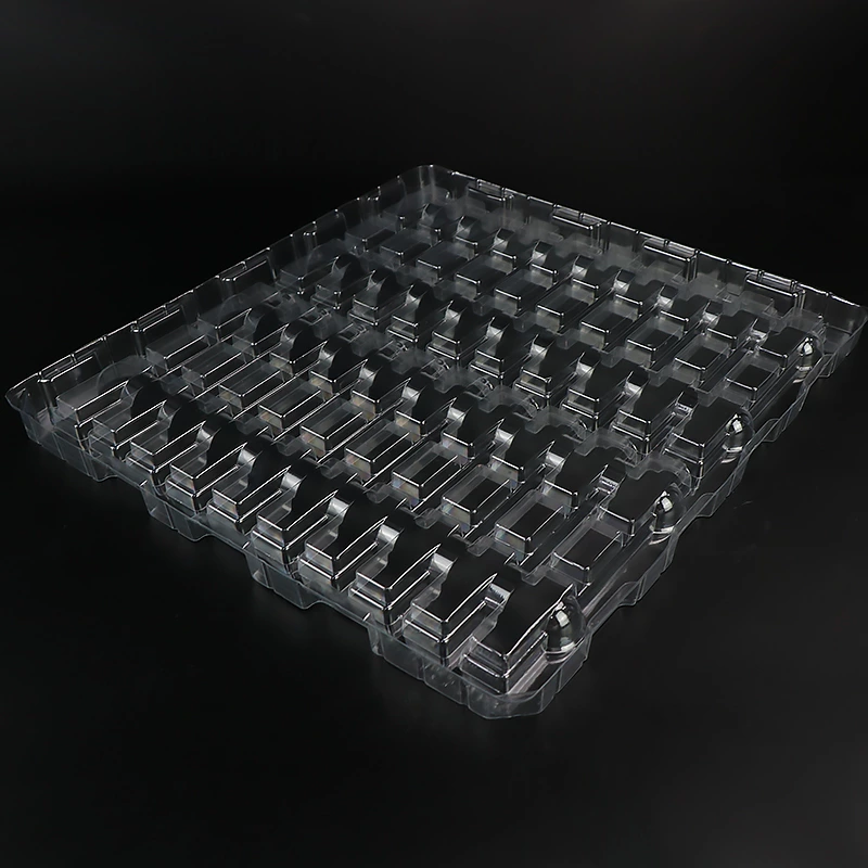 Customized clear plastic tray for hardware packaging