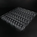 Customized clear plastic tray for hardware packaging