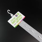 Custom plastic hanging strip