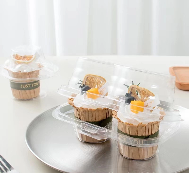 Stackable Single Compartment Cupcake Container