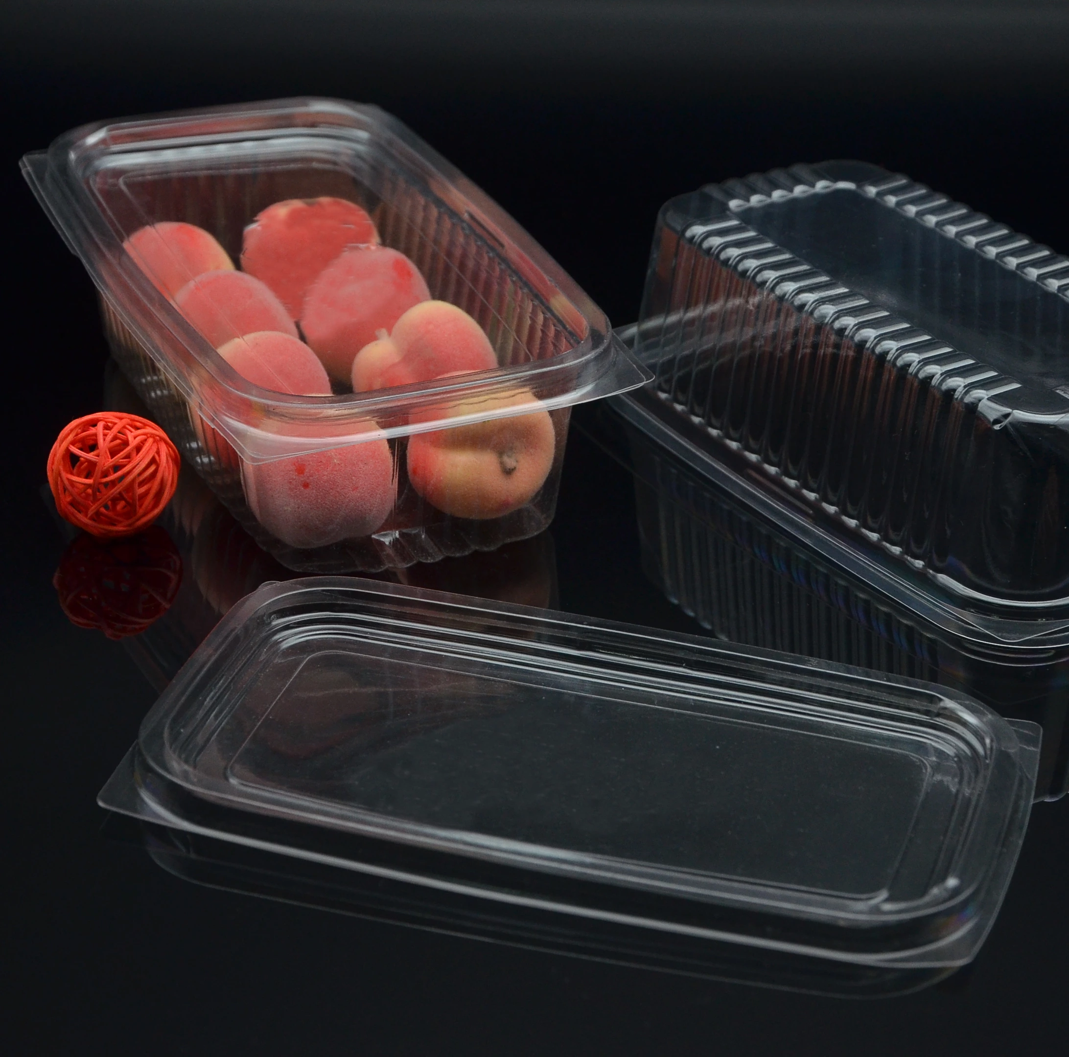 Compostable Rectangular Deli Containers w/Lid