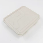 Disposable Meal Boxes Meal Prep Containers 4-Compartment Food Storage Box