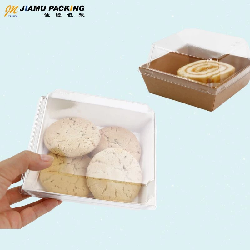 Sandwich packing box Puffs meat floss Baby Becks snow Melanie packing box Kraft paper packing box earth cover packing box