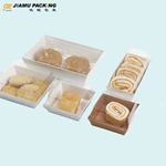 Sandwich packing box Puffs meat floss Baby Becks snow Melanie packing box Kraft paper packing box earth cover packing box