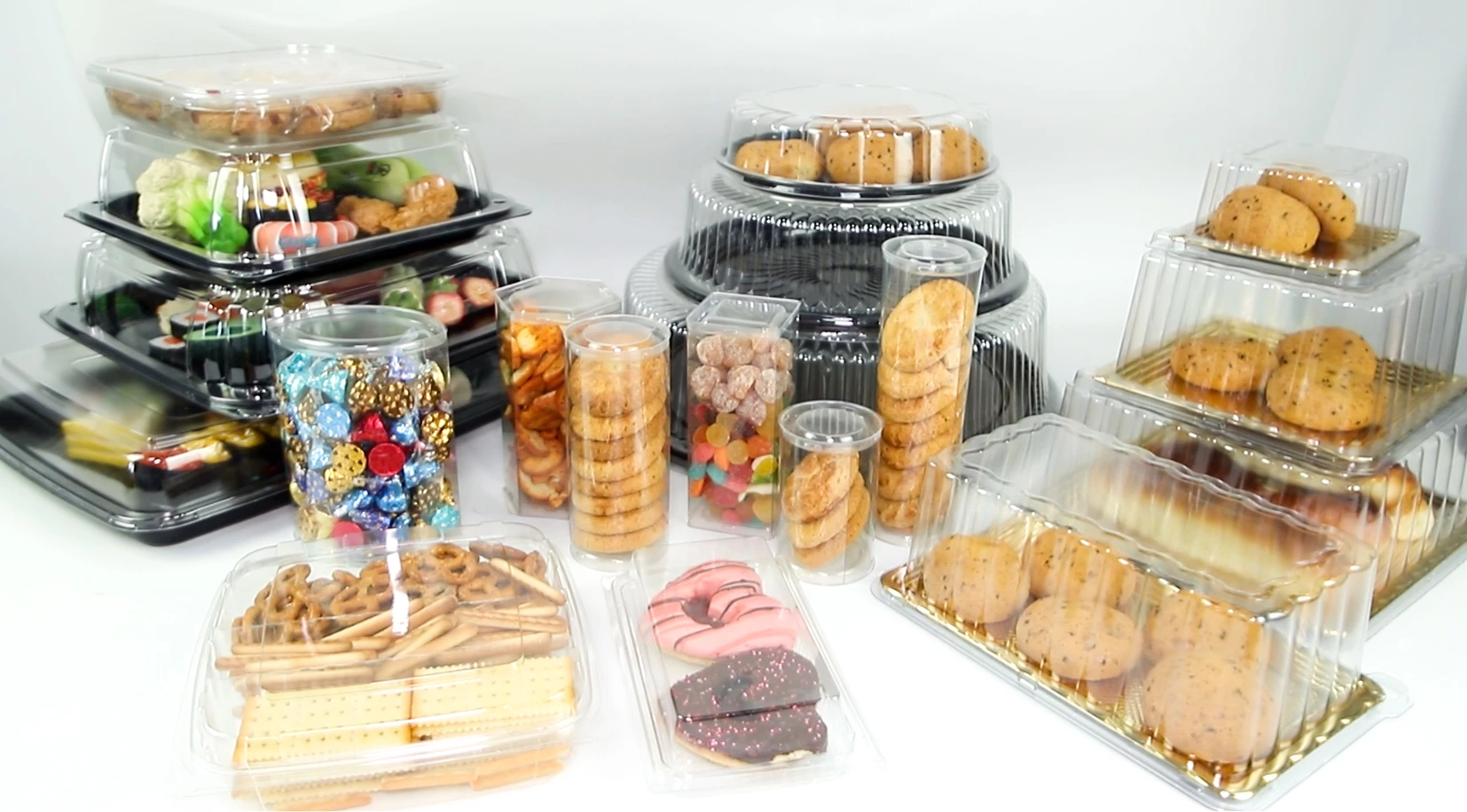 Plastic Bakery Packaging Box, Different Design For Your Choice