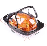 Rotisserie Chicken Container with handle /Clear High Dome Lid