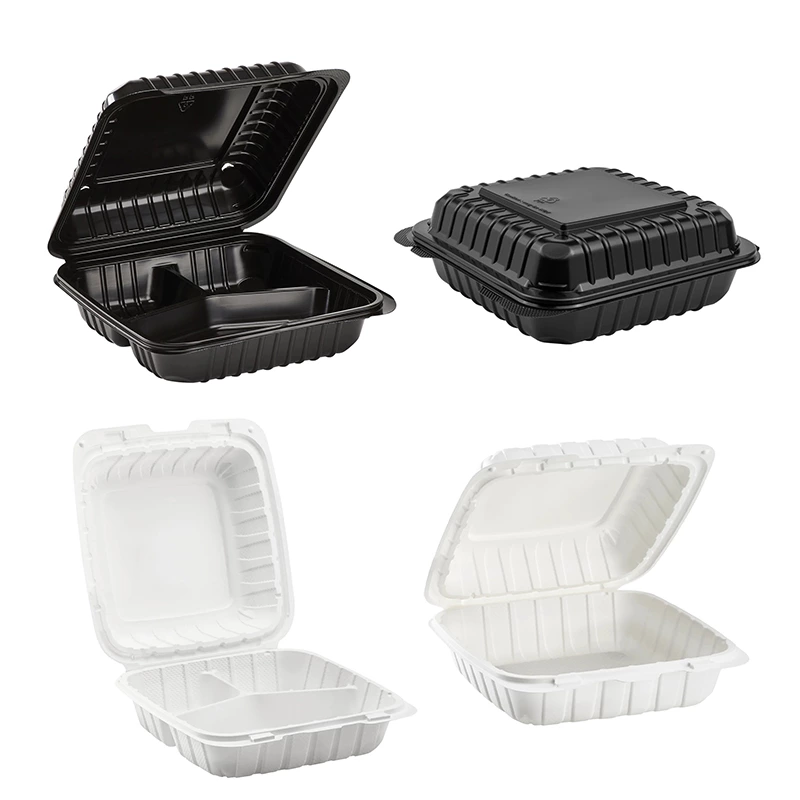 8*8 Inch Biodegradable Takeaway Box Food Container