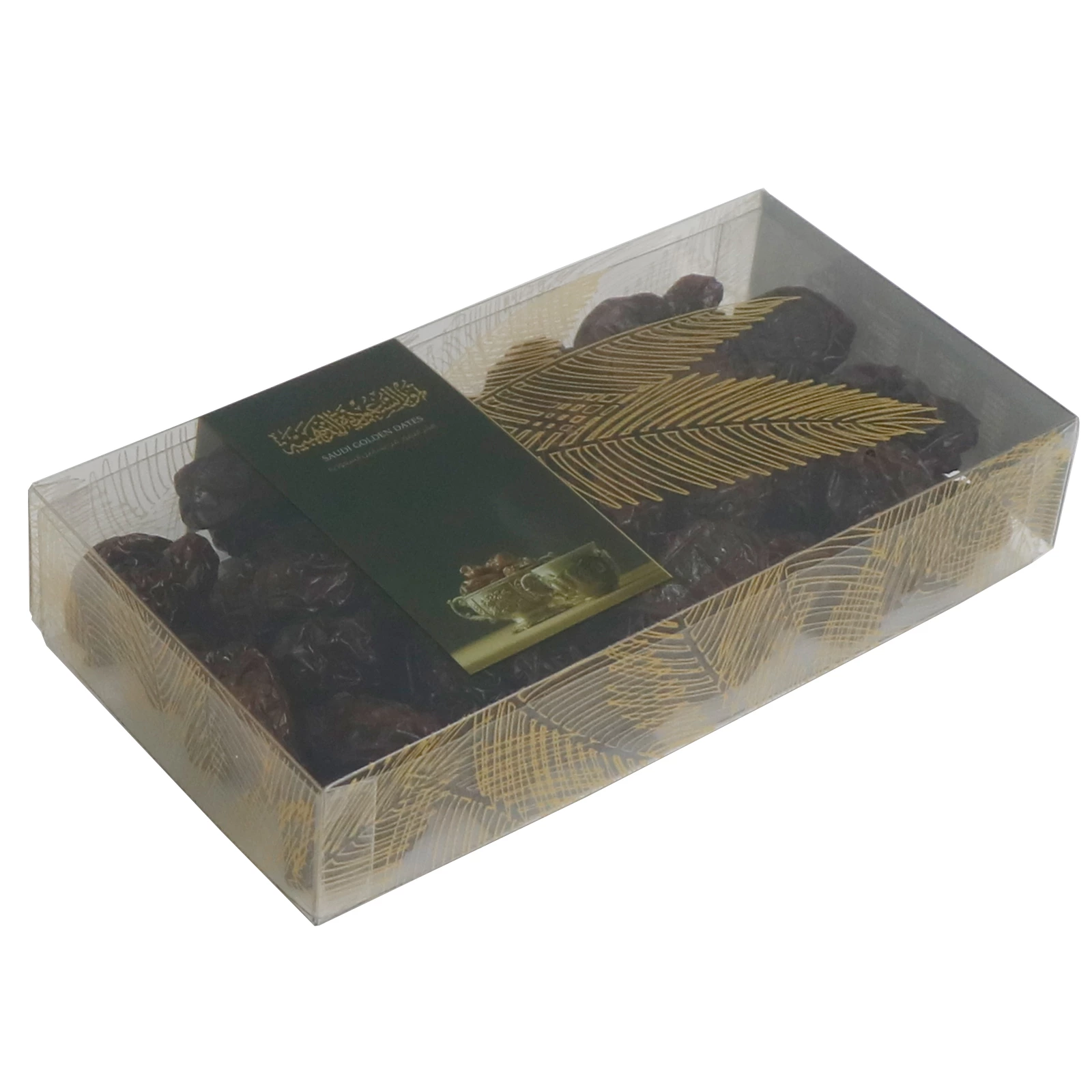 Wholesale printed plastic PET packaging box with seperate for food saudi date box